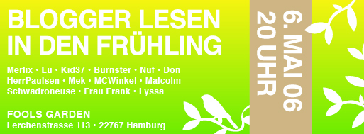 Bloggerfrühling